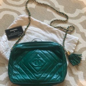 Chanel vintage camera bag